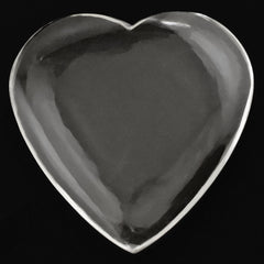 CRYSTAL LENTIL HEART 30MM 41.06 Cts.