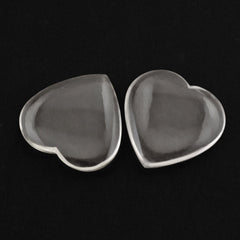 CRYSTAL LENTIL HEART 30MM 41.06 Cts.