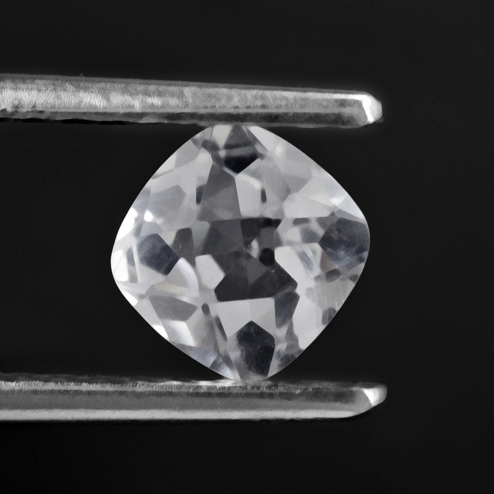 CRYSTAL CHECKER CUT CUSHION 6MM 0.83 Cts.