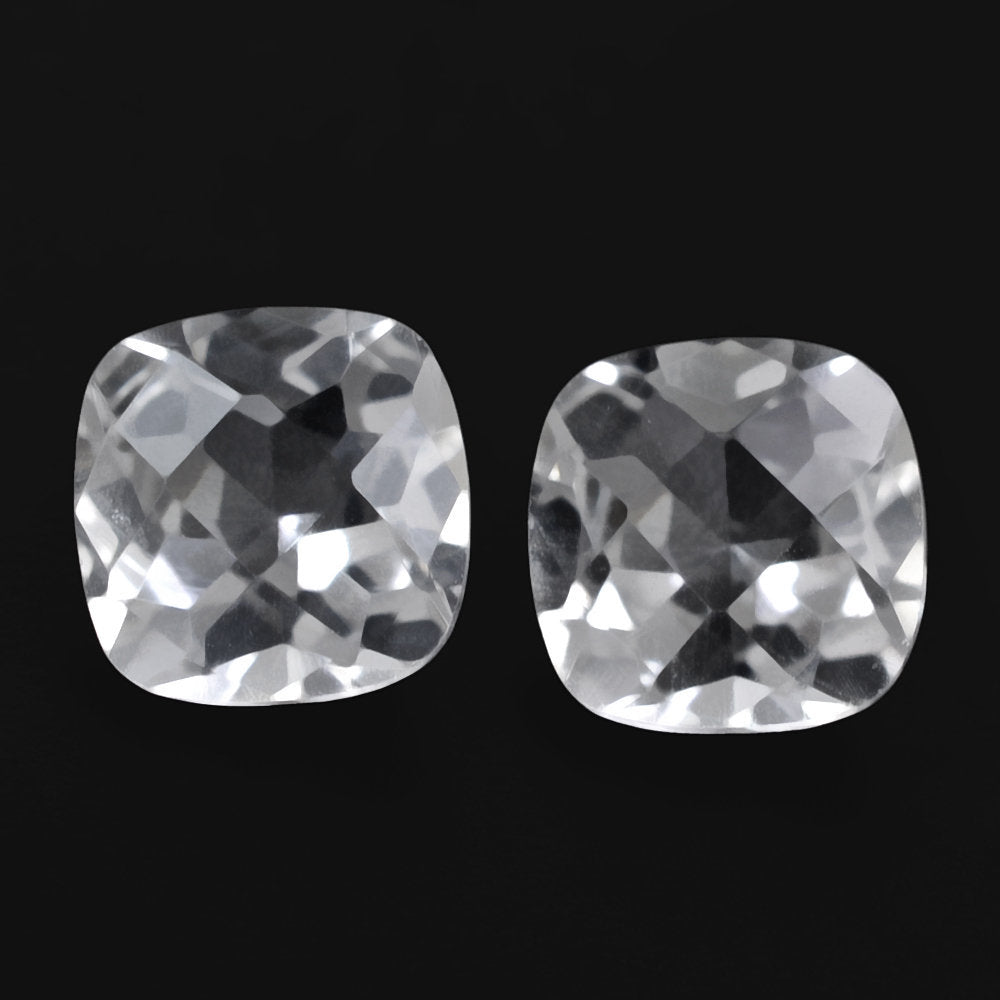 CRYSTAL CHECKER CUT CUSHION 6MM 0.83 Cts.