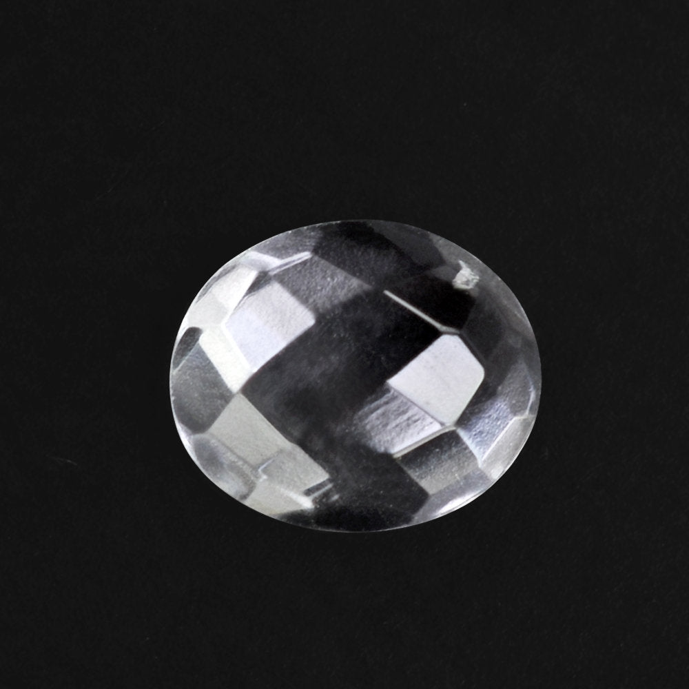CRYSTAL CHECKER OVAL CAB 6X5MM 0.46 Cts.