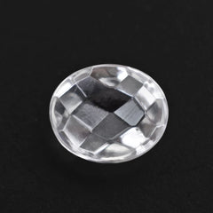 CRYSTAL CHECKER OVAL CAB 6X5MM 0.46 Cts.