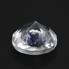 CRYSTAL CUT ROUND (WITH INSIDE IOLITE CUT ROUND 1.5MM) 8MM 1.86 Cts.