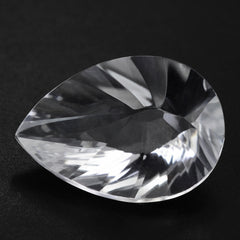 CRYSTAL CONCAVE BRIOLETTE PEAR 14X10MM 3.90 Cts.