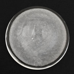 CRYSTAL ROUND CAB WITH HOLE AT BOTTOM 14MM 6.64 Cts.