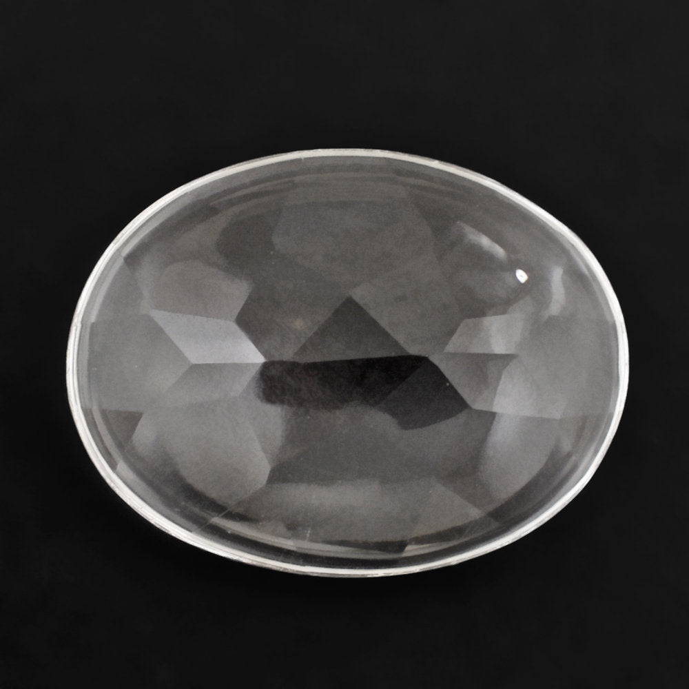 CRYSTAL BUFFTOP OVAL 12X9MM 2.81 Cts.