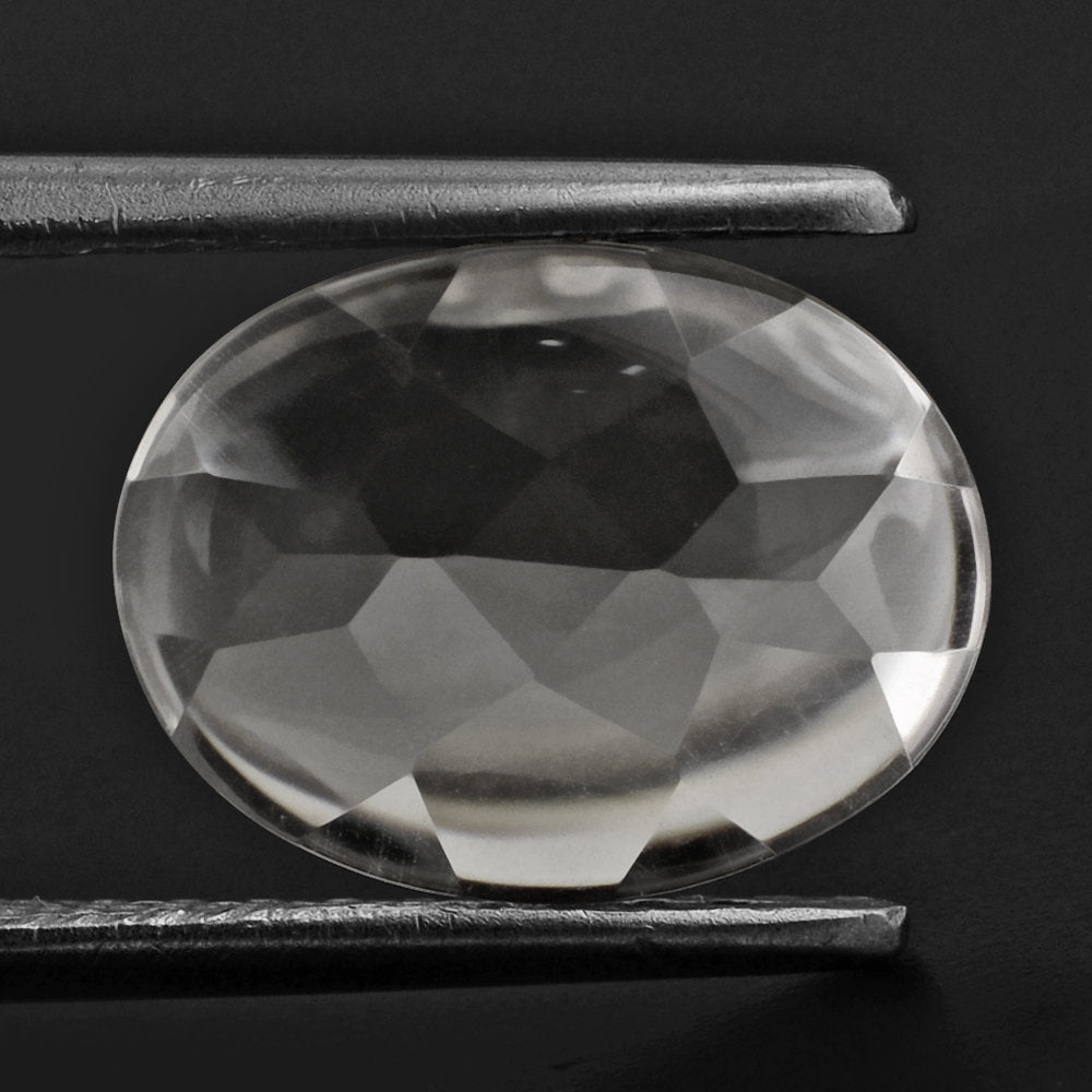 CRYSTAL BUFFTOP OVAL 12X9MM 2.81 Cts.