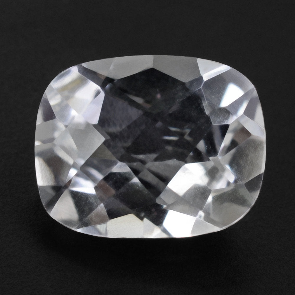 CRYSTAL CHECKER CUT CUSHION 10X8MM 2.57 Cts.