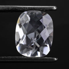 CRYSTAL CHECKER CUT CUSHION 10X8MM 2.57 Cts.