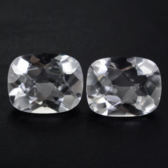CRYSTAL CHECKER CUT CUSHION 10X8MM 2.57 Cts.