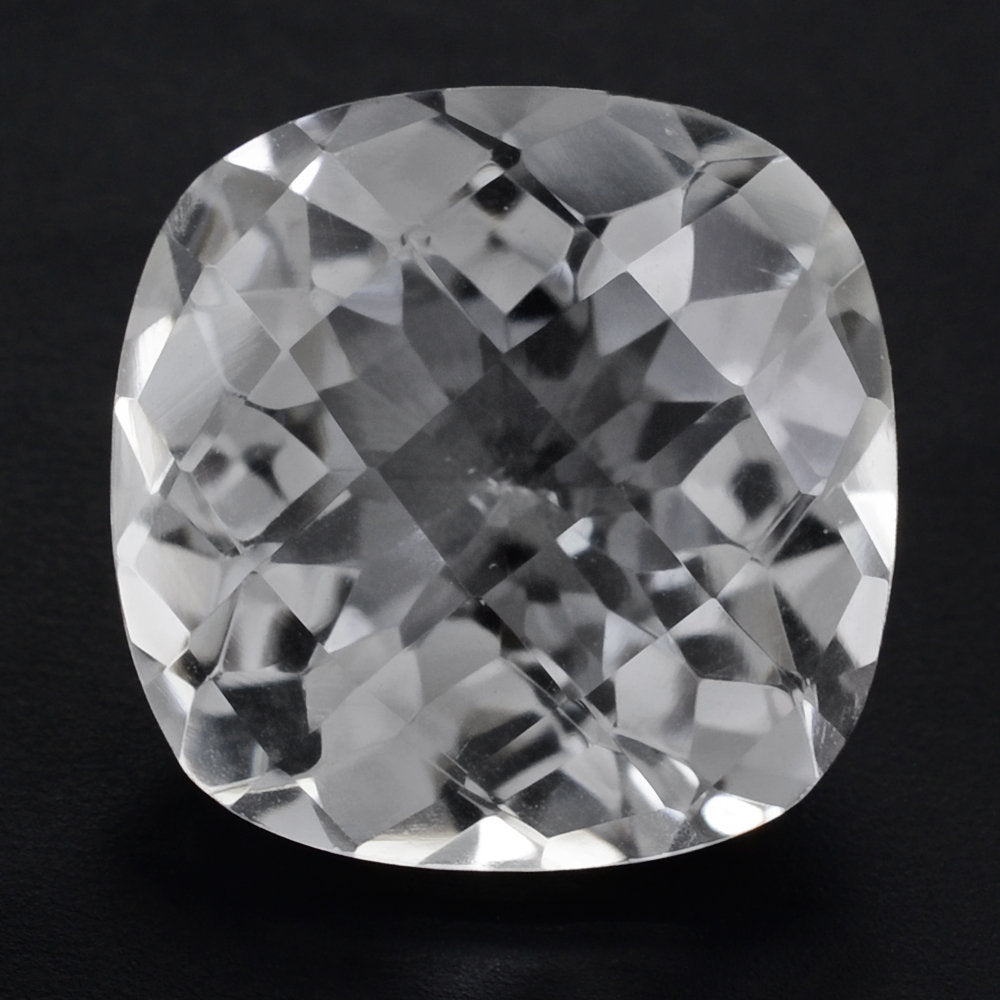 CRYSTAL CHECKER CUT CUSHION 16MM 14.63 Cts.