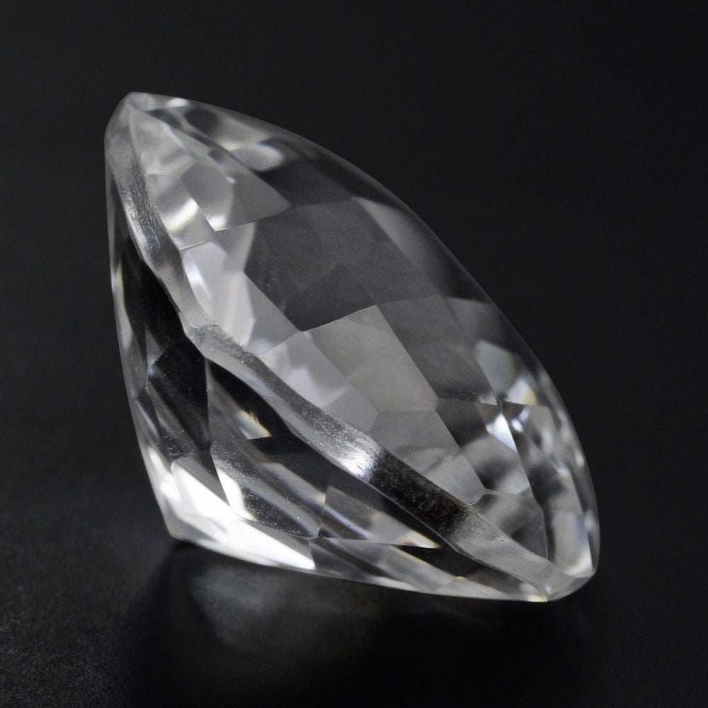 CRYSTAL CHECKER CUT CUSHION 16MM 14.63 Cts.