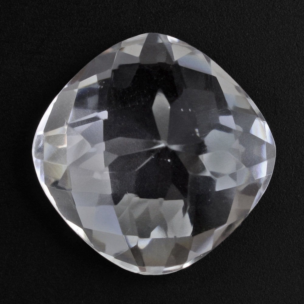 CRYSTAL CHECKER CUT CUSHION 16MM 14.63 Cts.