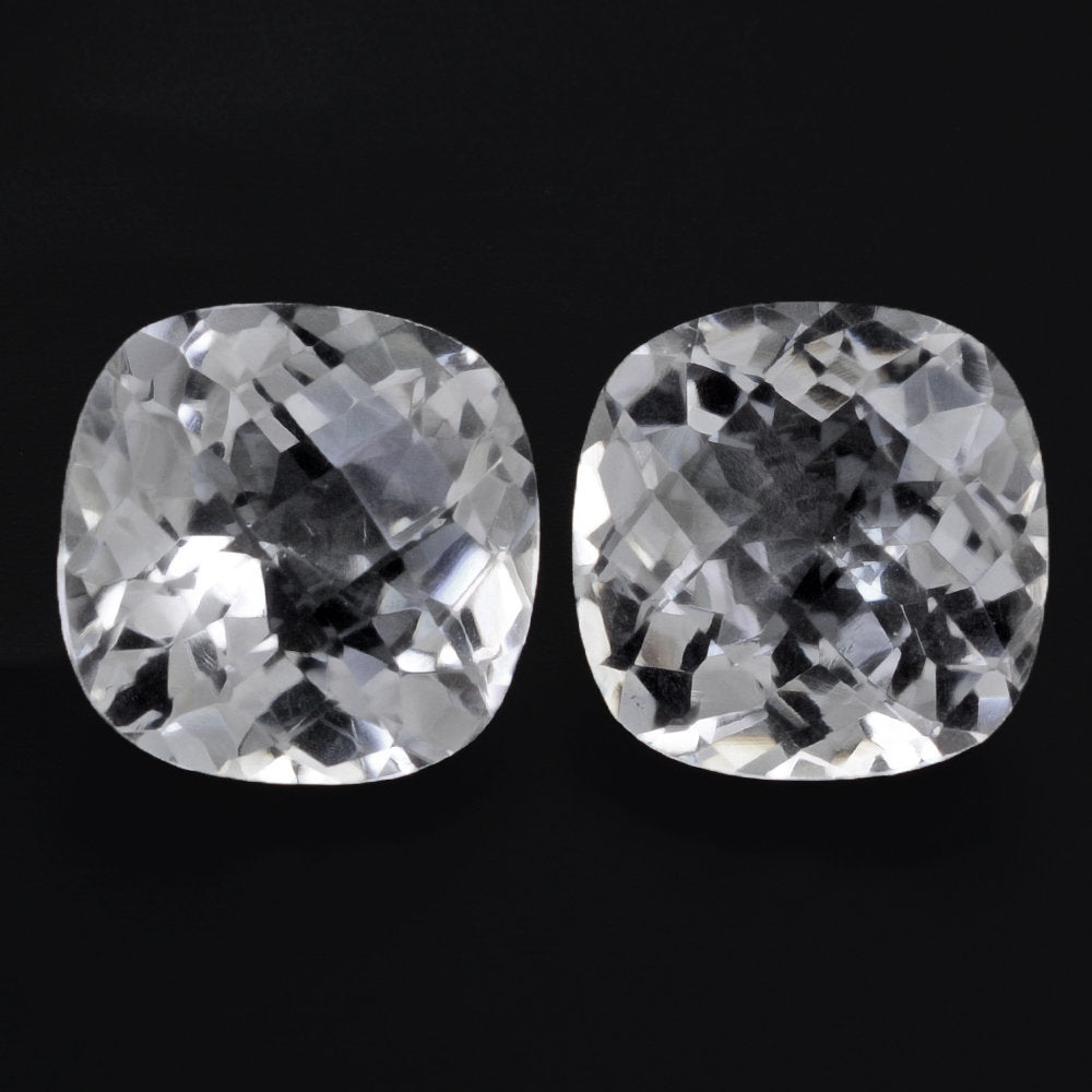 CRYSTAL CHECKER CUT CUSHION 16MM 14.63 Cts.