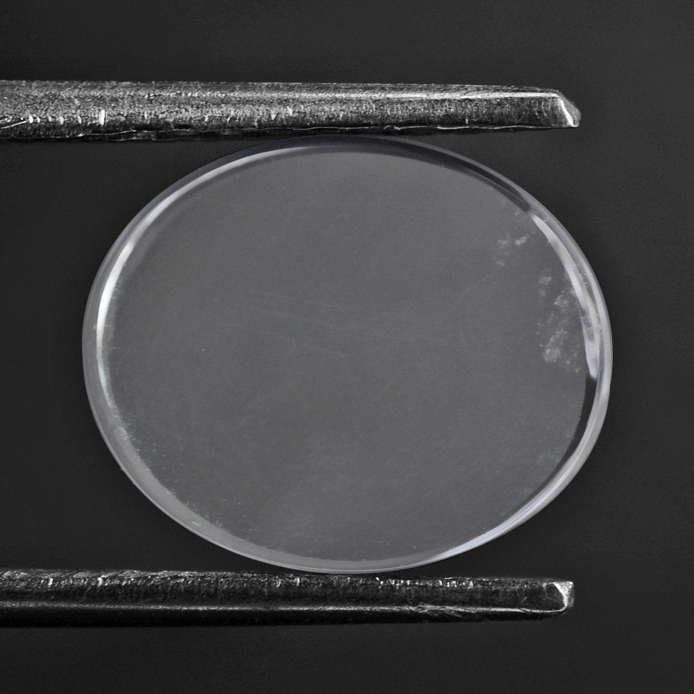 CRYSTAL OVAL PLATES 12X10MM 4.23 Cts.