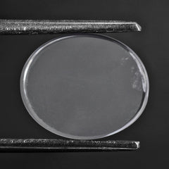 CRYSTAL OVAL PLATES 12X10MM 4.23 Cts.