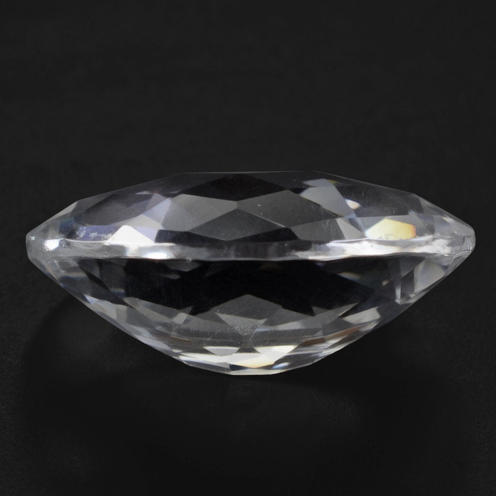 CRYSTAL CHECKER CUT OVAL 20X15MM 15.04 Cts.