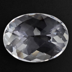 CRYSTAL CHECKER CUT OVAL 20X15MM 15.04 Cts.