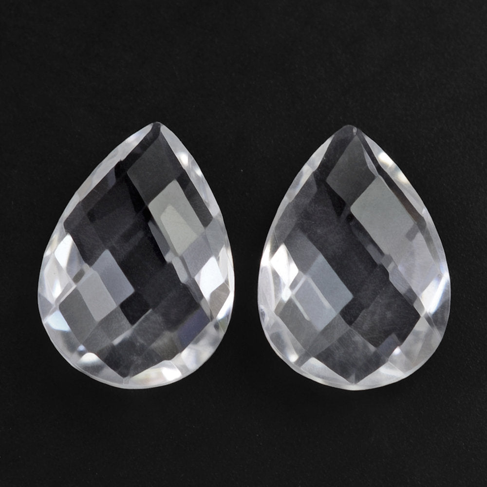 CRYSTAL BRIOLETTE PEAR 10X7MM 1.55 Cts.