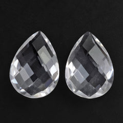 CRYSTAL BRIOLETTE PEAR 10X7MM 1.55 Cts.
