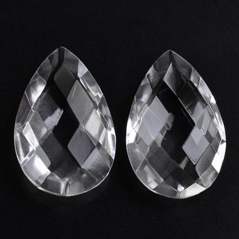 CRYSTAL BRIOLETTE PEAR 14X9MM 3.03 Cts.