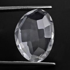CRYSTAL IRREGULAR CUT OVAL 18X13MM 7.14 Cts.