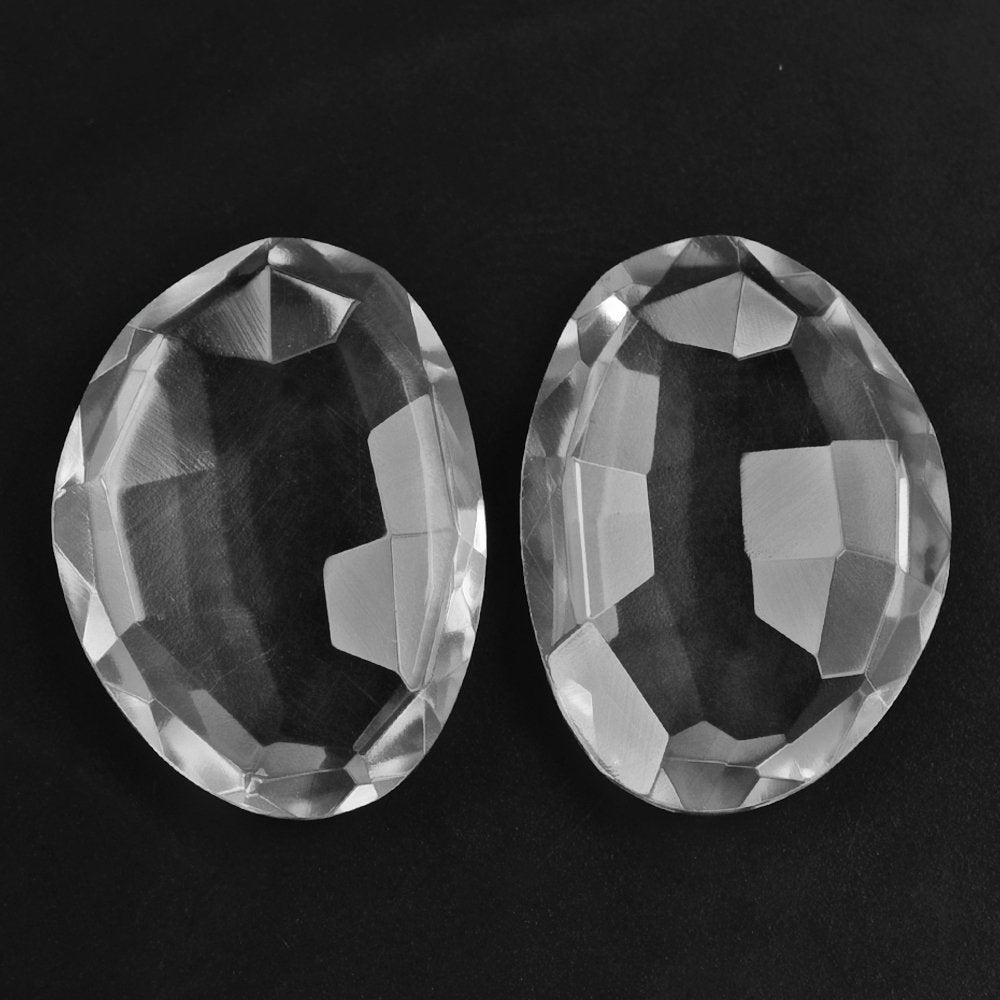 CRYSTAL IRREGULAR CUT OVAL 18X13MM 7.14 Cts.