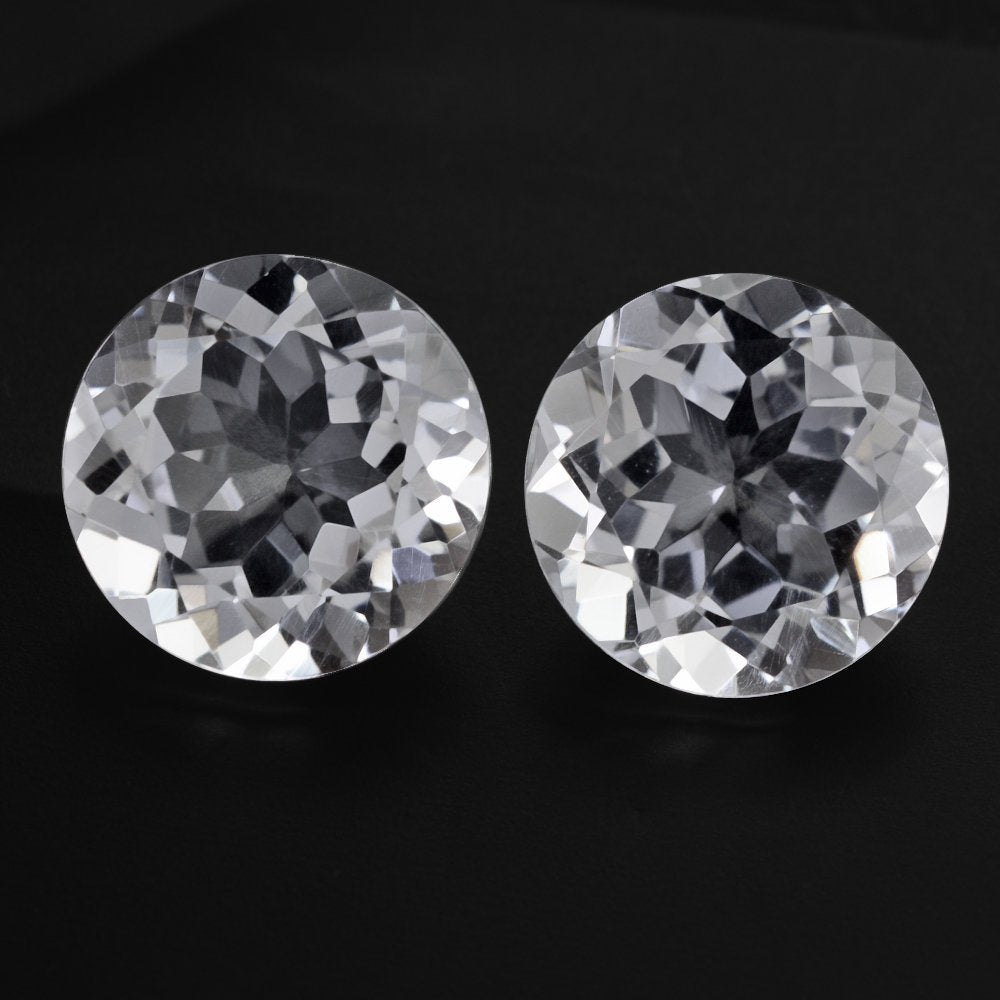 CRYSTAL CUT ROUND 15MM 10.81 Cts.