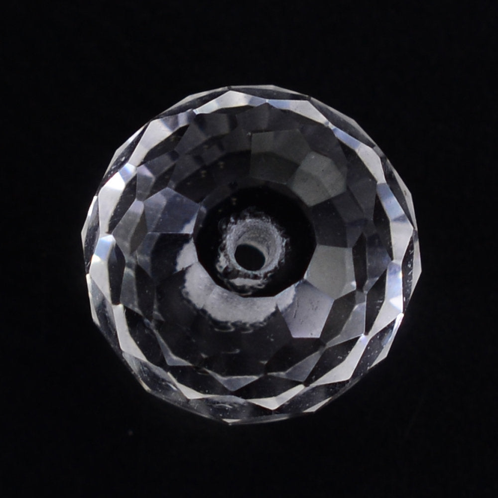 CRYSTAL FACETED ROUNDEL (FULL DRIL) 6.50MM 1.65 Cts.