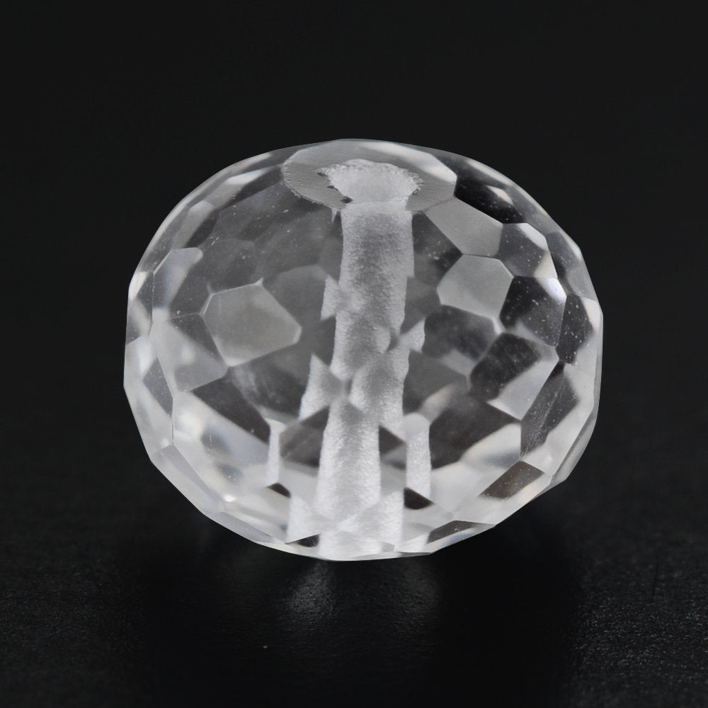 CRYSTAL FACETED ROUNDEL (FULL DRIL) 6.50MM 1.65 Cts.