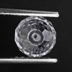 CRYSTAL FACETED ROUNDEL (FULL DRIL) 6.50MM 1.65 Cts.