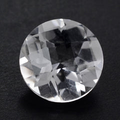 CRYSTAL CHECKER CUT ROUND 8MM 1.60 Cts.
