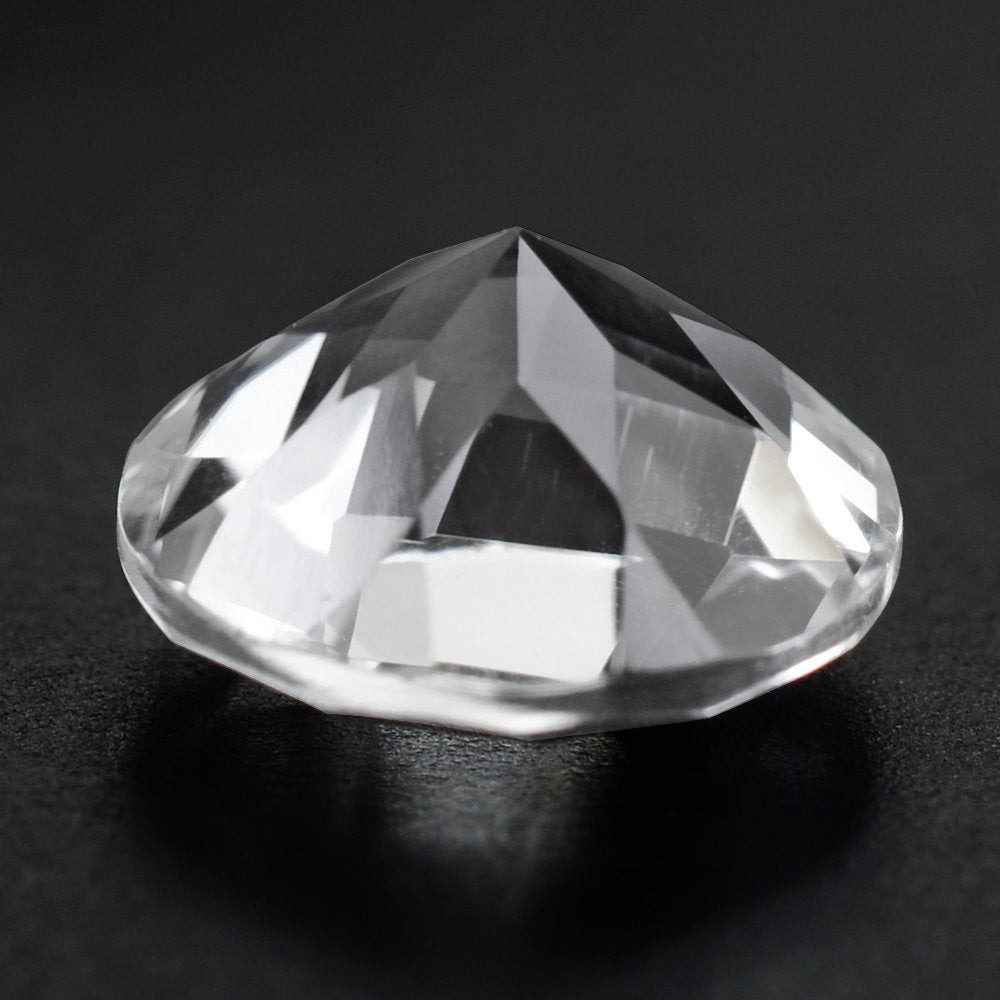 CRYSTAL CHECKER CUT ROUND 8MM 1.60 Cts.