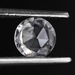 CRYSTAL ROSE CUT BRIOLETTE ROUND CAB 6MM 0.67 Cts.