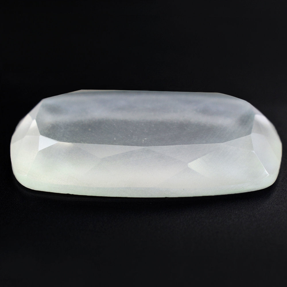 CRYSTAL CUT CUSHION WITH FROSTED BOTTOM 22X15MM 12.04 Cts.