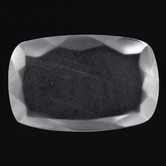 CRYSTAL CUT CUSHION WITH FROSTED BOTTOM 22X15MM 12.04 Cts.