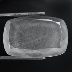 CRYSTAL CUT CUSHION WITH FROSTED BOTTOM 22X15MM 12.04 Cts.
