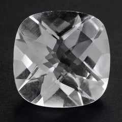 CRYSTAL CHECKER CUT CUSHION 12MM 6.09 Cts.