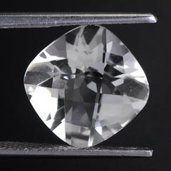 CRYSTAL CHECKER CUT CUSHION 12MM 6.09 Cts.