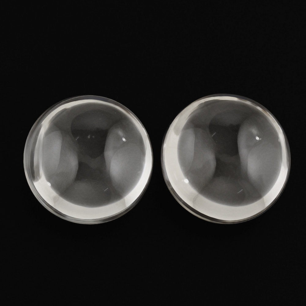 CRYSTAL LENTIL ROUND 12MM 6.19 Cts.