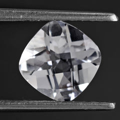 CRYSTAL CHECKER CUT CUSHION 8MM 1.88 Cts.