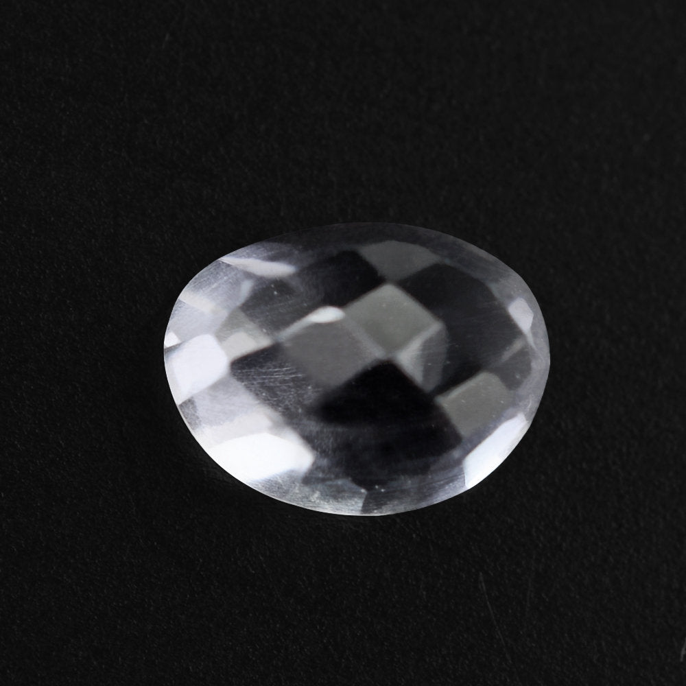 CRYSTAL HIGH DOME CHECKER OVAL CAB 6.70X5MM 1.01 Cts.