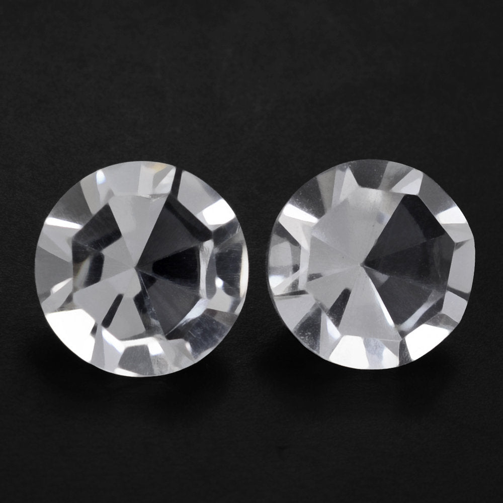 CRYSTAL MIRROR CUT ROUND 8MM 1.71 Cts.