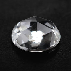 CRYSTAL ROSE CUT ROUND CAB 8MM 1.42 Cts.