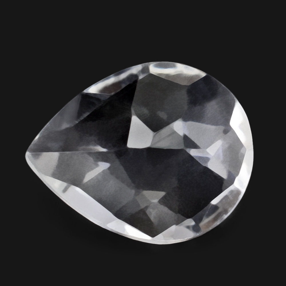 CRYSTAL BRIOLETTE PEAR 12X8MM 1.76 Cts.