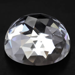 CRYSTAL ROSE CUT ROUND CAB 18MM 21.30 Cts.