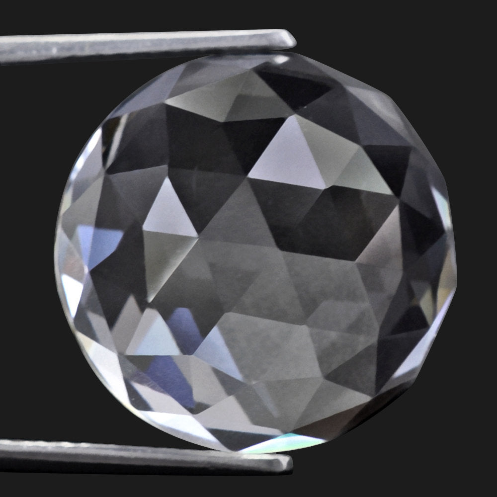 CRYSTAL ROSE CUT ROUND CAB 18MM 21.30 Cts.