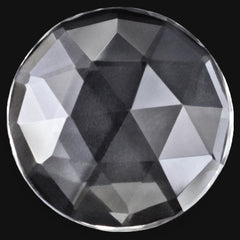 CRYSTAL ROSE CUT ROUND CAB 20MM 13.09 Cts.