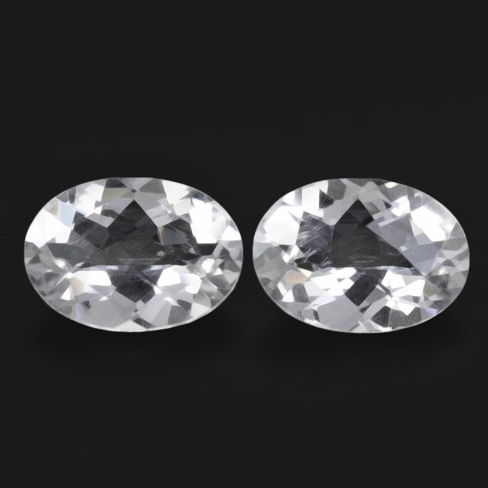 CRYSTAL CHECKER CUT OVAL 14X10MM 4.69 Cts.