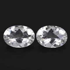 CRYSTAL CHECKER CUT OVAL 14X10MM 4.69 Cts.